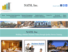 Tablet Screenshot of nath-myanmar.com
